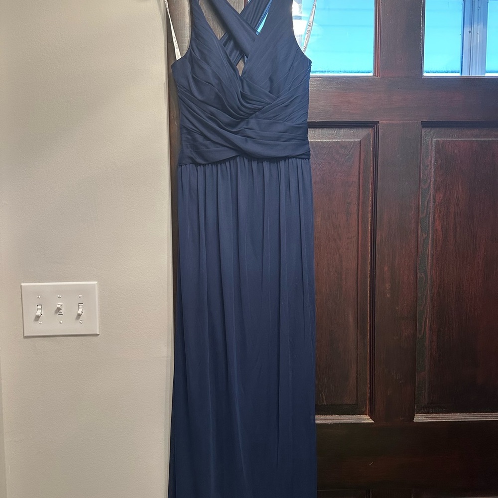 Elegant Navy Blue Maxi Dress